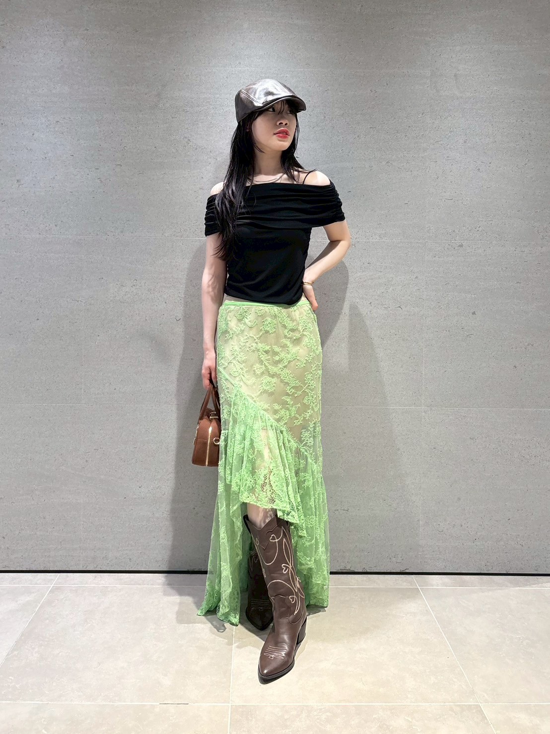 レイヤードレーススカート(ロングスカート)｜スカート｜LILY BROWN