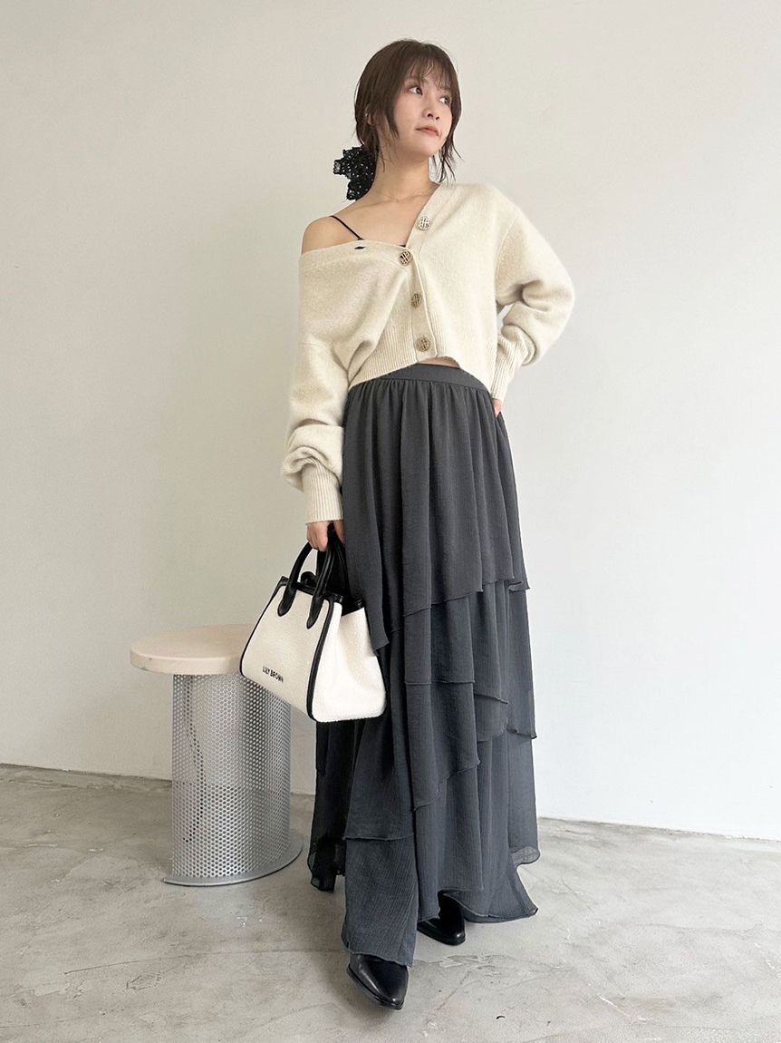 【超美品】定価¥21,287 シフォンティアードスカート 楽天市場】シフォン ティアードスカートの通販