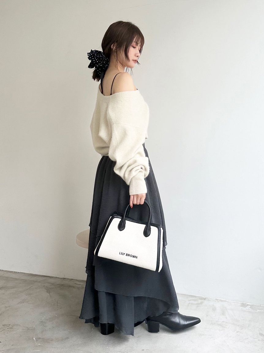 シアーフリルティアードスカート(ロングスカート)｜スカート｜LILY