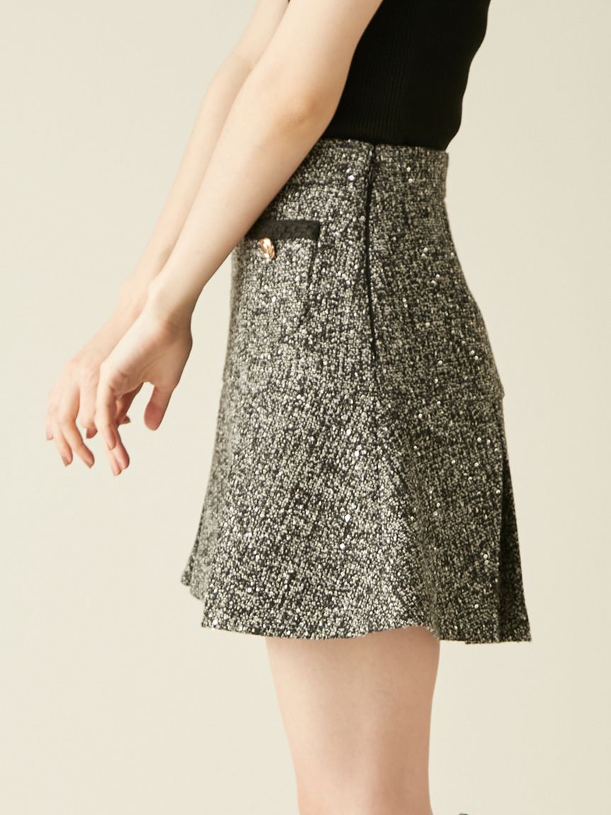 ツイードタックミニスカート(ミニスカート)｜スカート｜LILY BROWN
