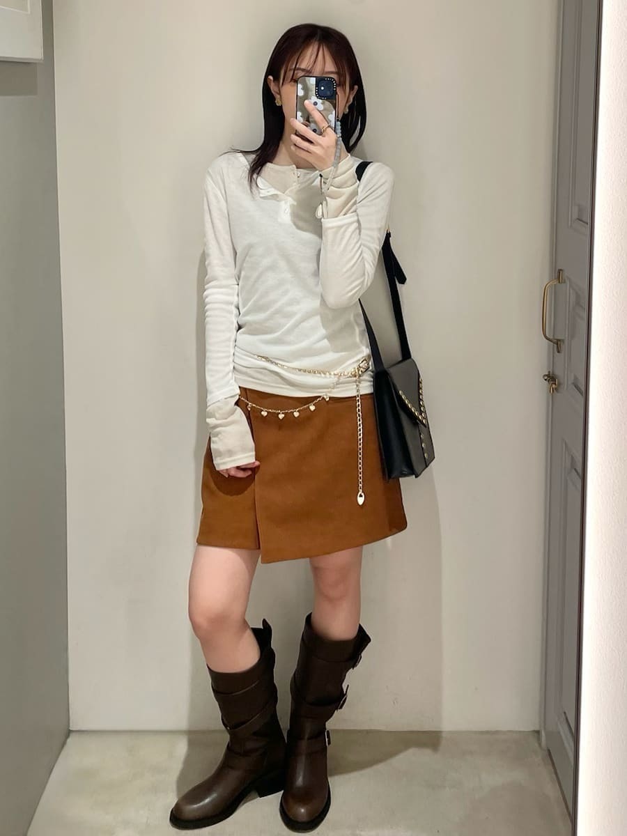 バリエーションラップミニスカート(ミニスカート)｜スカート｜LILY