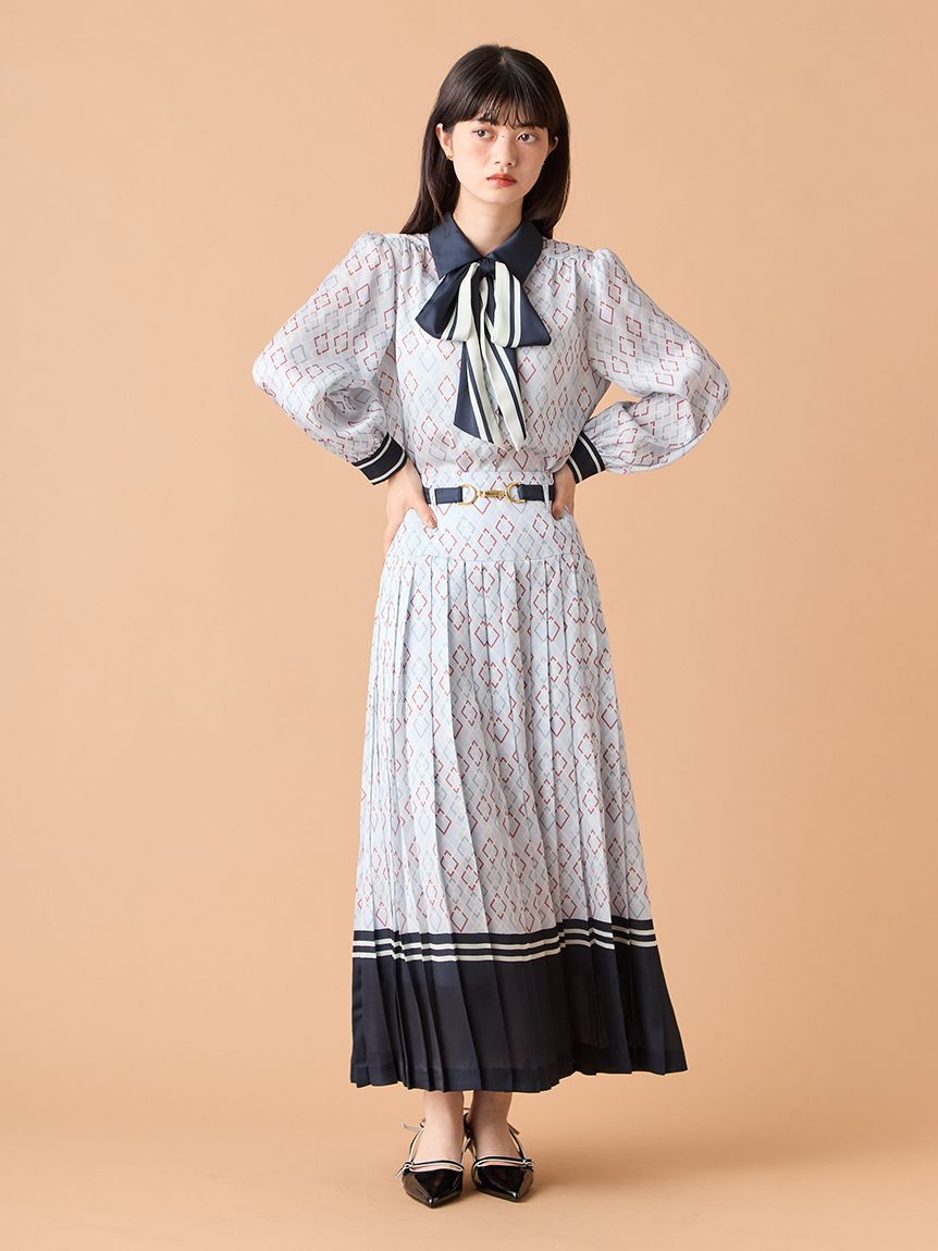 lily★断捨離中様　スカート　brown freeサイズ ダブルベルトタイトスカート(ロングスカート)｜スカート｜LILY BROWN