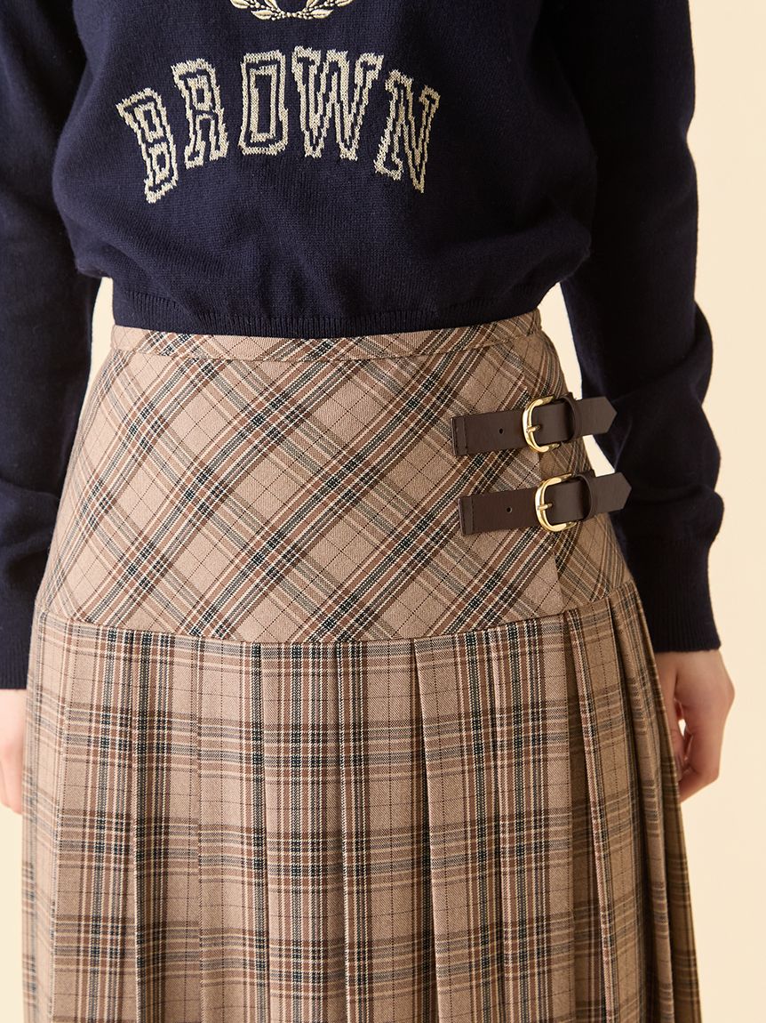 リリーブラウン　ベルテッドプリーツスカショーパン ベルテッドプリーツスカショーパン(スカートパンツ)｜パンツ