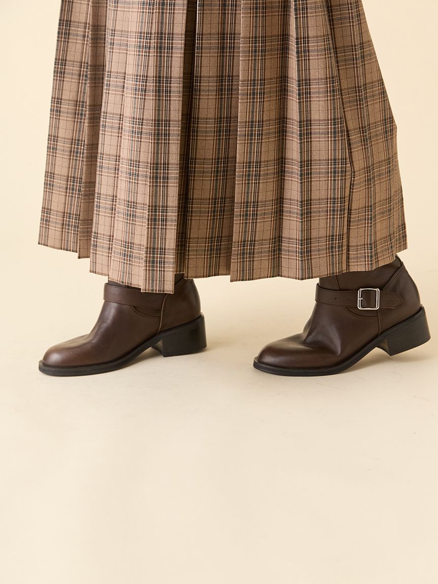 ベルテッドプリーツスカショーパン(スカートパンツ)｜パンツ｜LILY