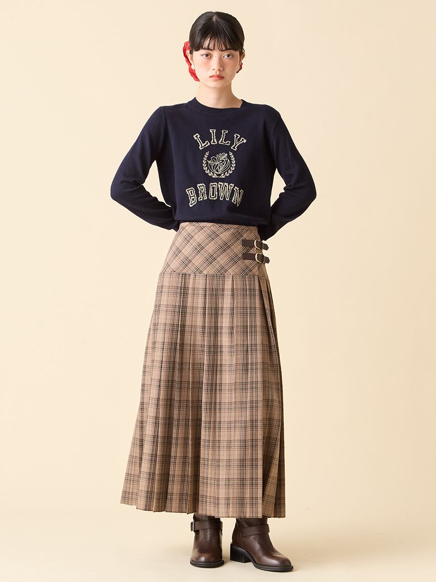 リリーブラウン　ベルテッドプリーツスカショーパン ベルテッドプリーツスカショーパン(スカートパンツ)｜パンツ