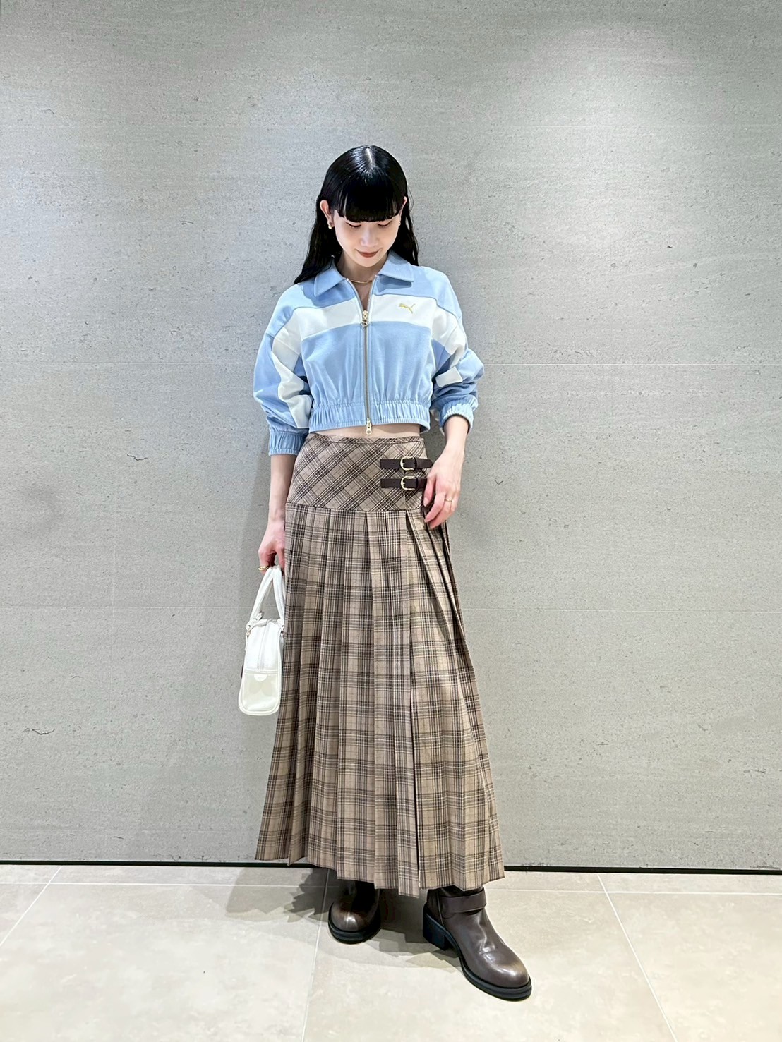 ベルテッドプリーツスカショーパン(スカートパンツ)｜パンツ｜LILY