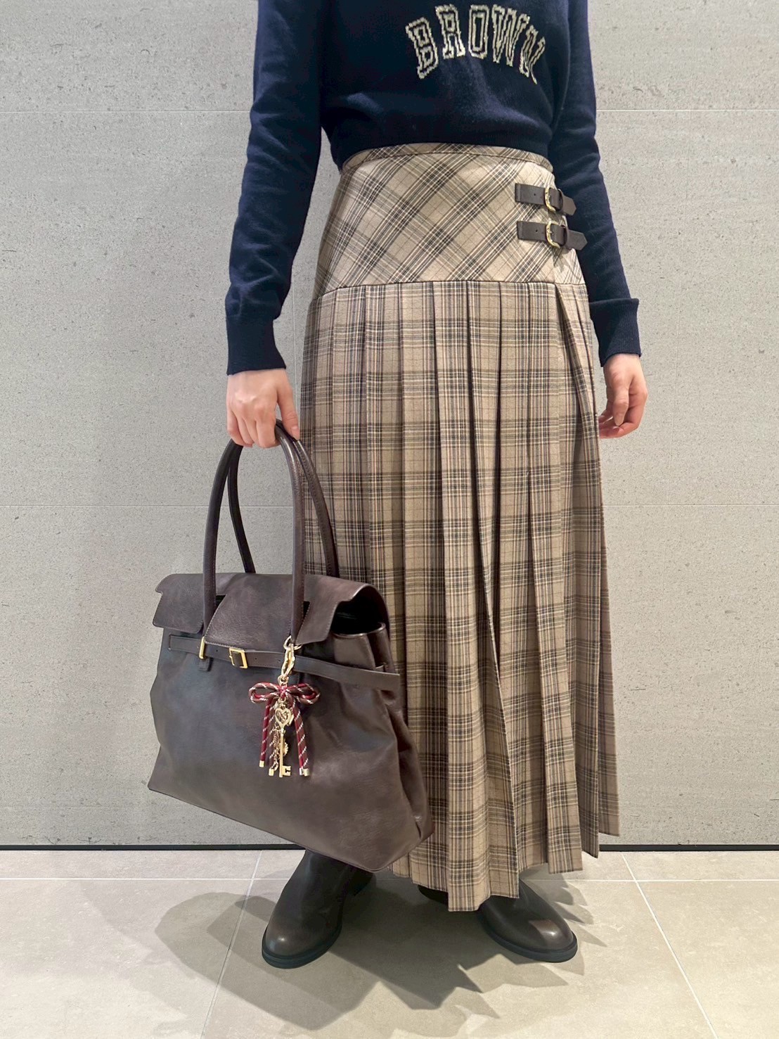 ベルテッドプリーツスカショーパン(スカートパンツ)｜パンツ｜LILY