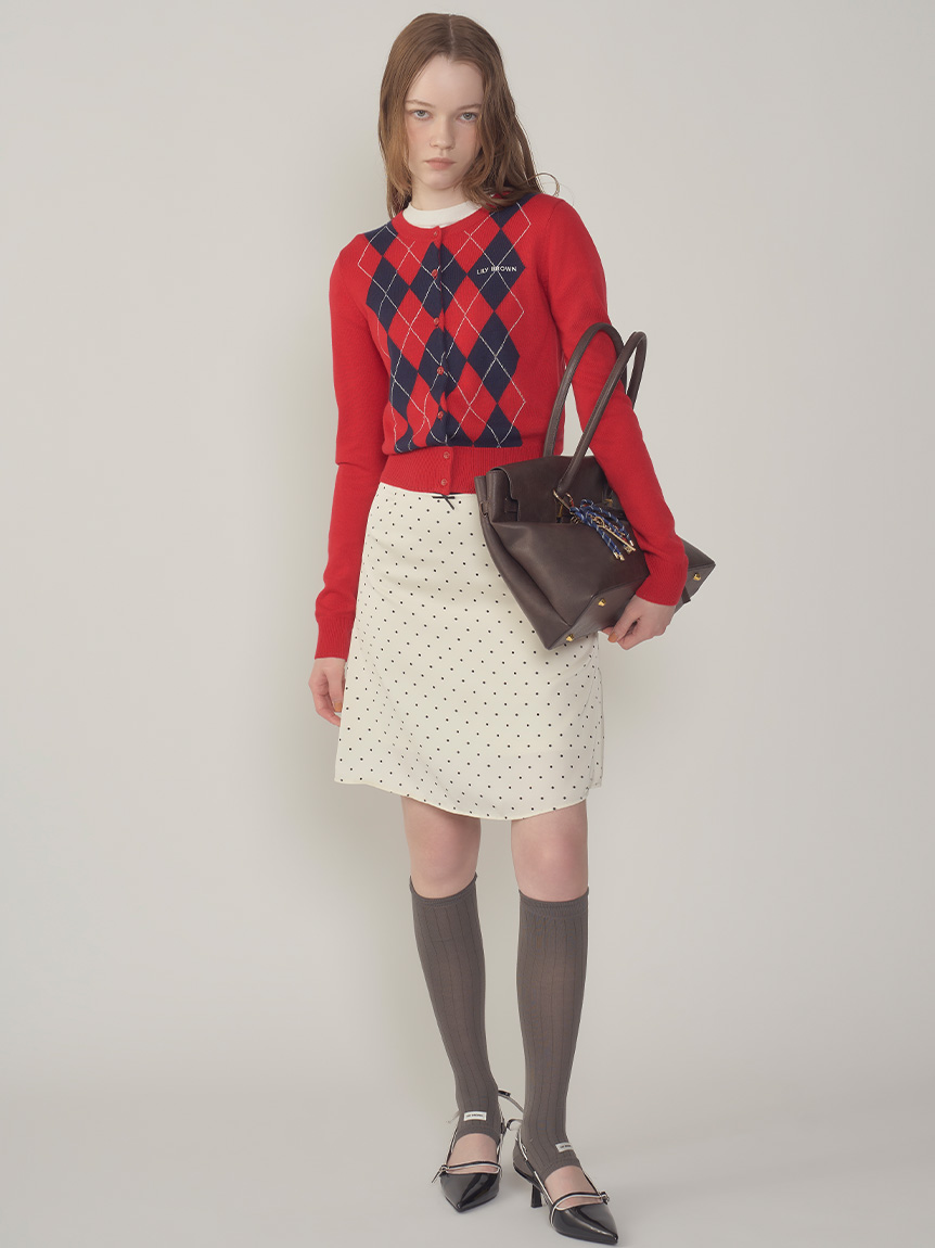 サテンミディナロースカート(膝丈スカート)｜スカート｜LILY BROWN