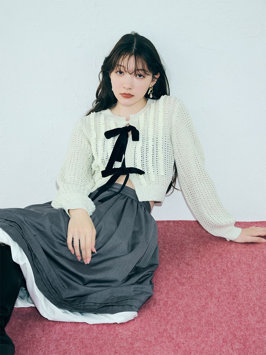 バルーンヘムスカート(膝丈スカート)｜スカート｜LILY BROWN（リリー