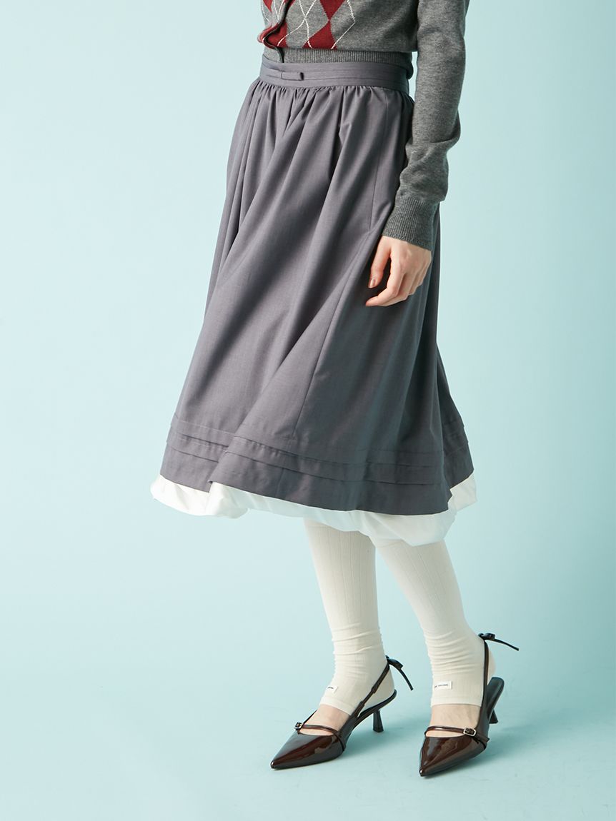 バルーンヘムスカート(膝丈スカート)｜スカート｜LILY BROWN（リリー