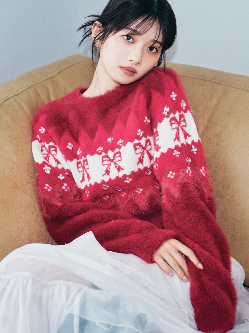 ブライトシアーラッフルスカート(ロングスカート)｜スカート｜LILY