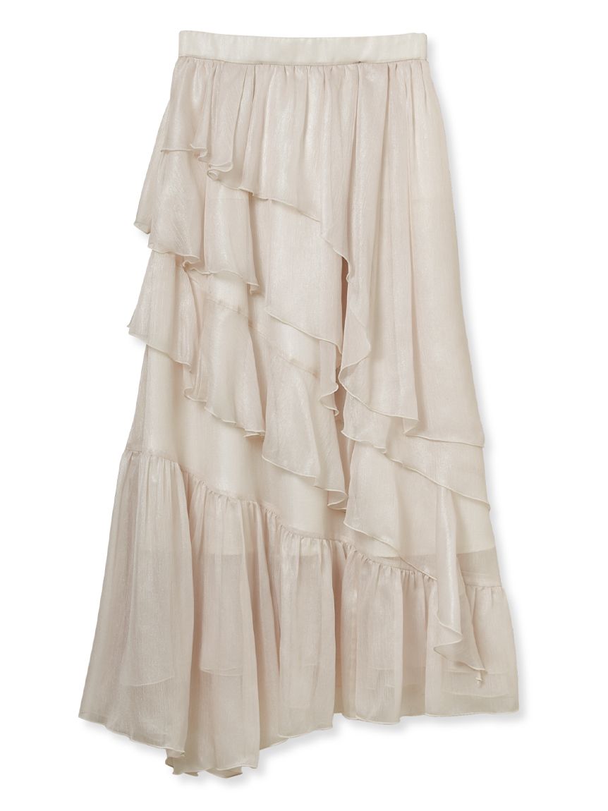 Lilybrown コットンラッフルティアードスカート　完売 LILY BROWN（リリーブラウン）の「コットンラッフルティアードスカート