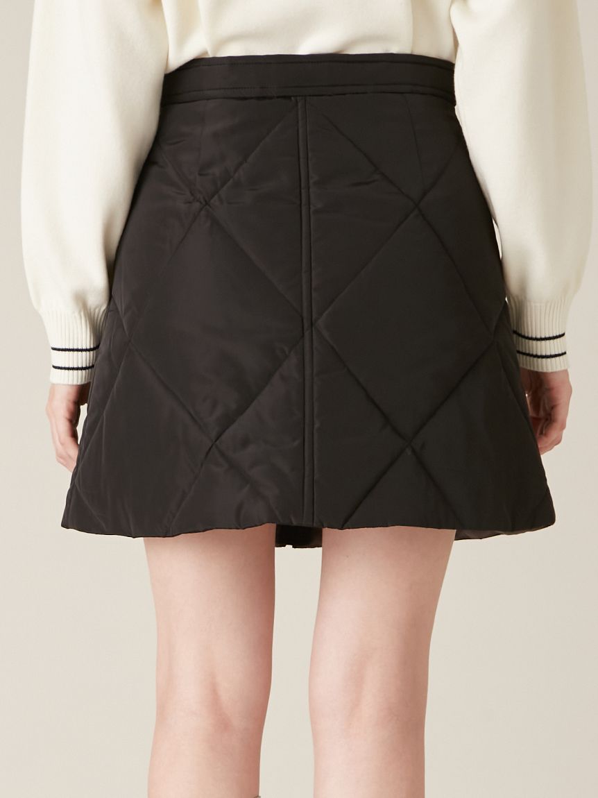 LILY BROWN×MARY QUANT】デイジー釦キルトダウンミニスカート(ミニ