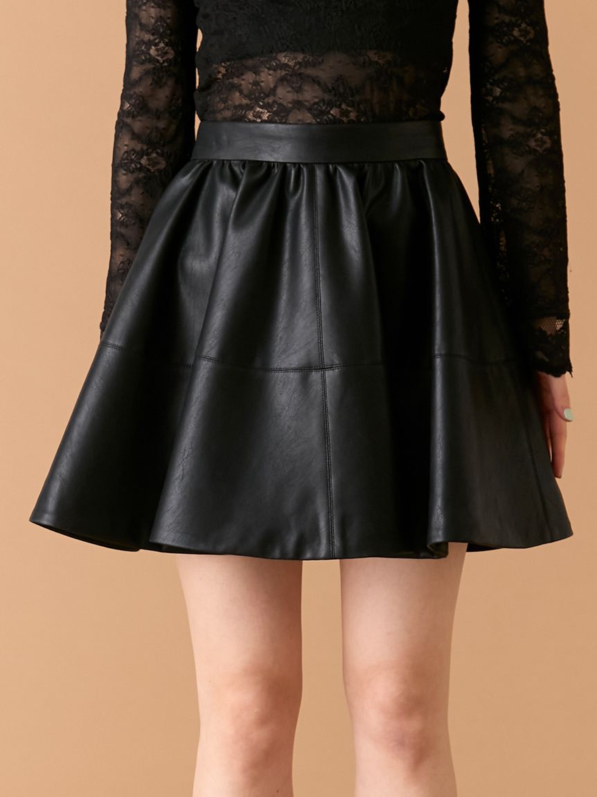 【完売品】macchat フレアミニスカート ブラウン バリエーションフレアミニスカート(Hearts2Hearts着用)(ミニスカート