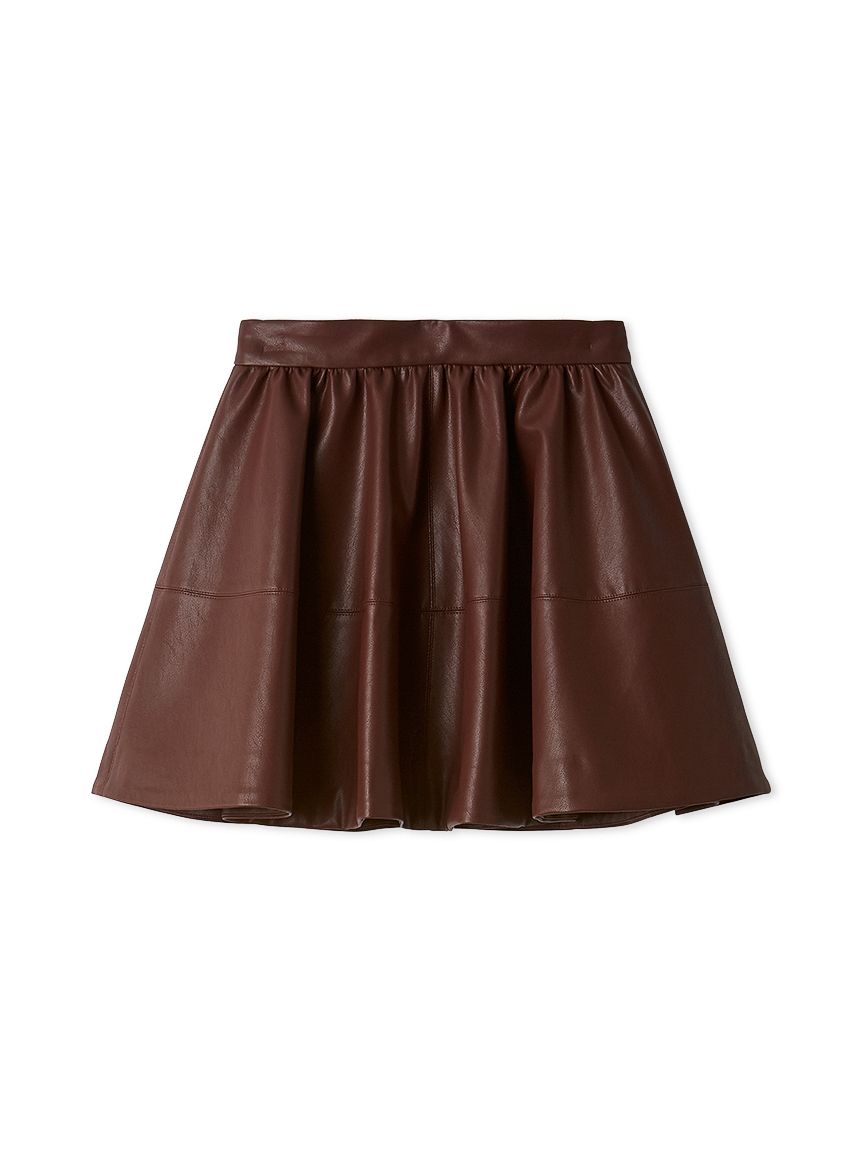 【完売品】macchat フレアミニスカート ブラウン バリエーションフレアミニスカート(Hearts2Hearts着用)(ミニスカート