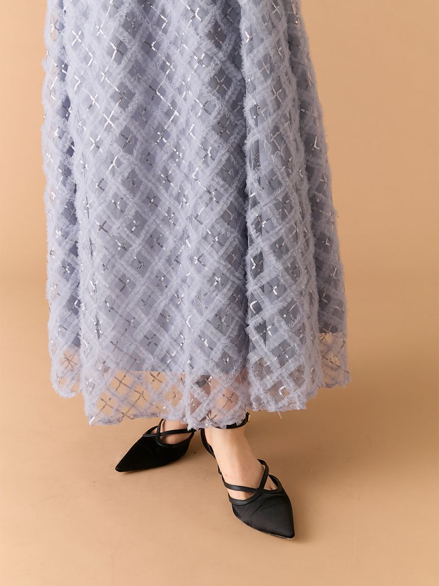 LILY BROWN クロスチュールボリュームスカート　新品タグ付き クロスチュールボリュームスカート(ロングスカート)｜スカート｜LILY