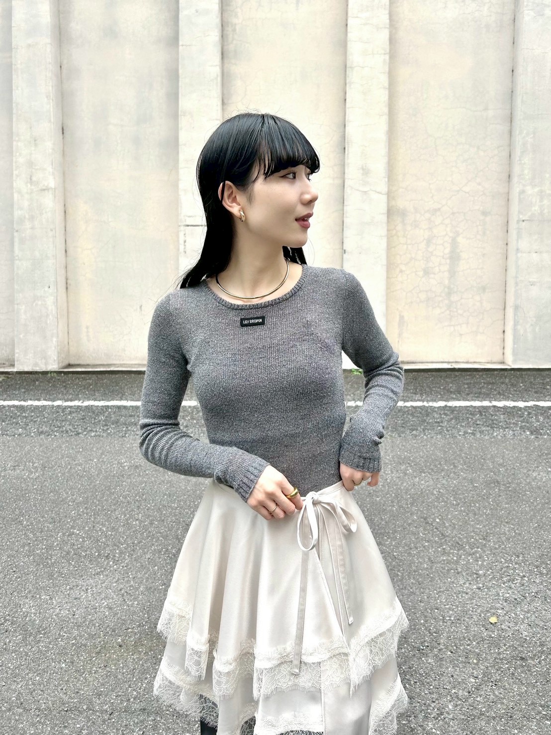 ヴィンテージサテンミニスカート(Hearts2Hearts着用)(ミニスカート