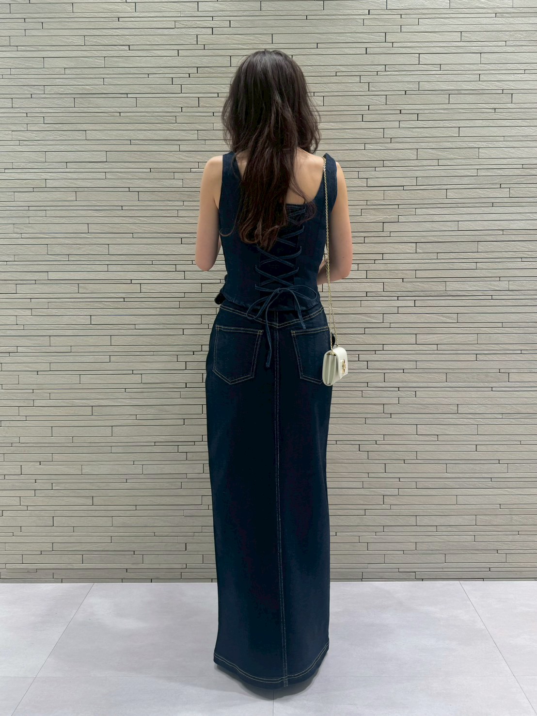 デニムロングスカート(ロングスカート)｜スカート｜LILY BROWN（リリー