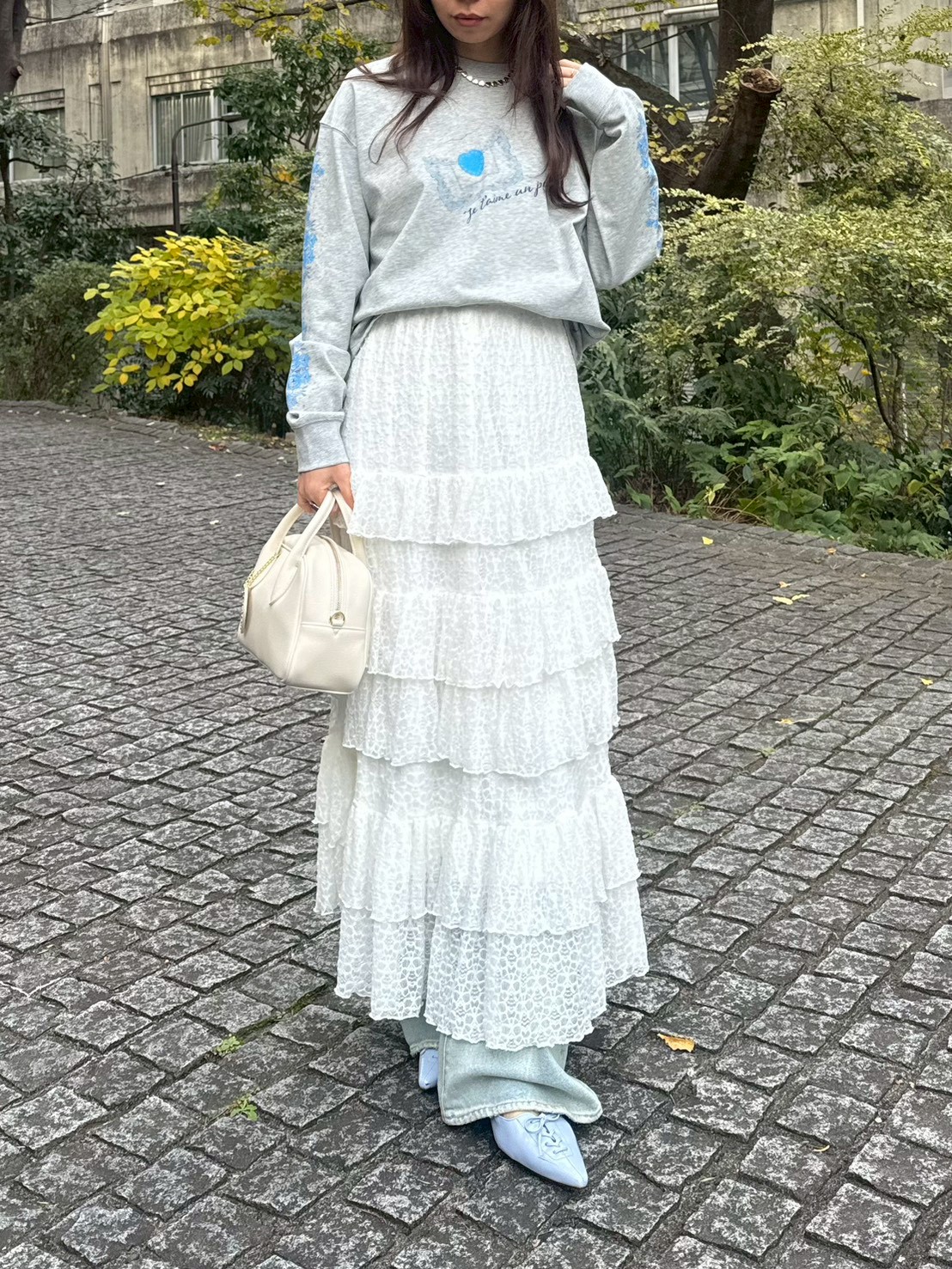 ステップフリルシアースカート(ロングスカート)｜スカート｜LILY BROWN