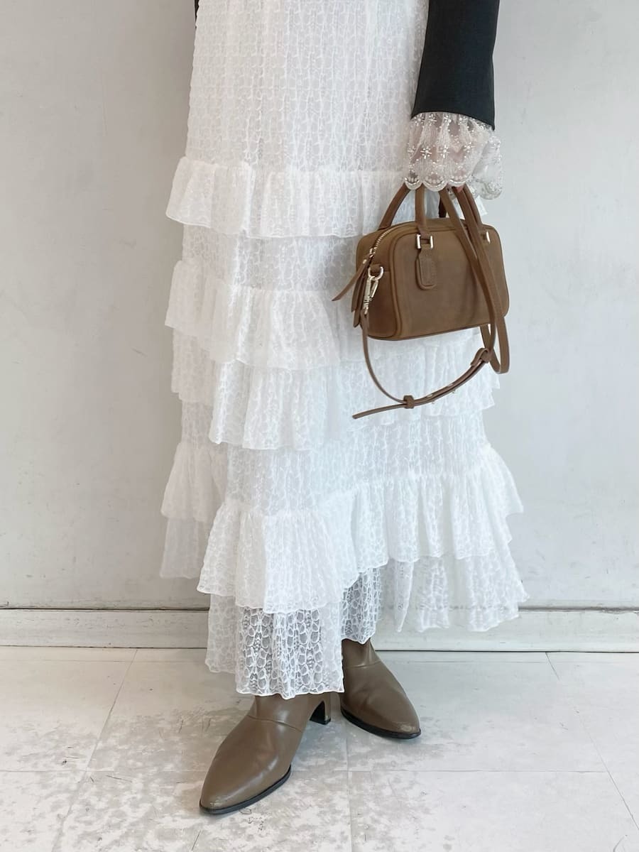 ステップフリルシアースカート(ロングスカート)｜スカート｜LILY BROWN