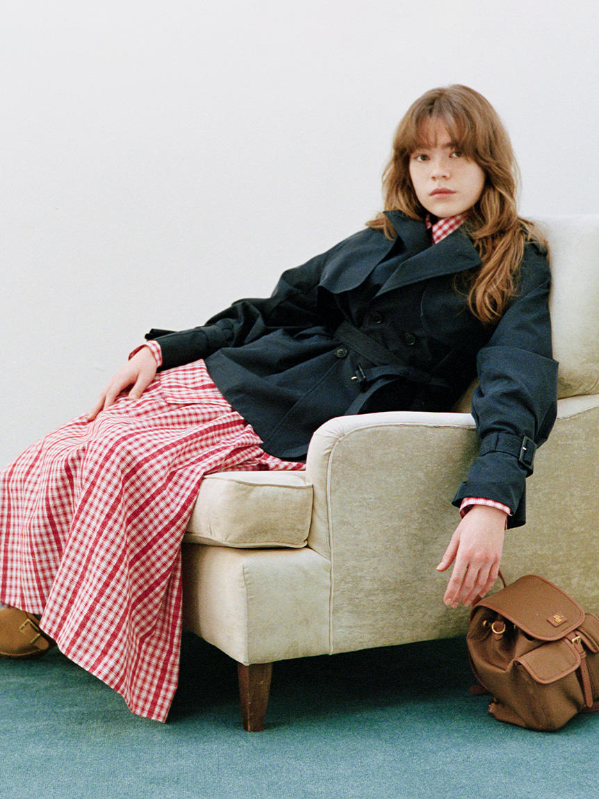 2wayボリュームシャツスカート(ロングスカート)｜スカート｜LILY