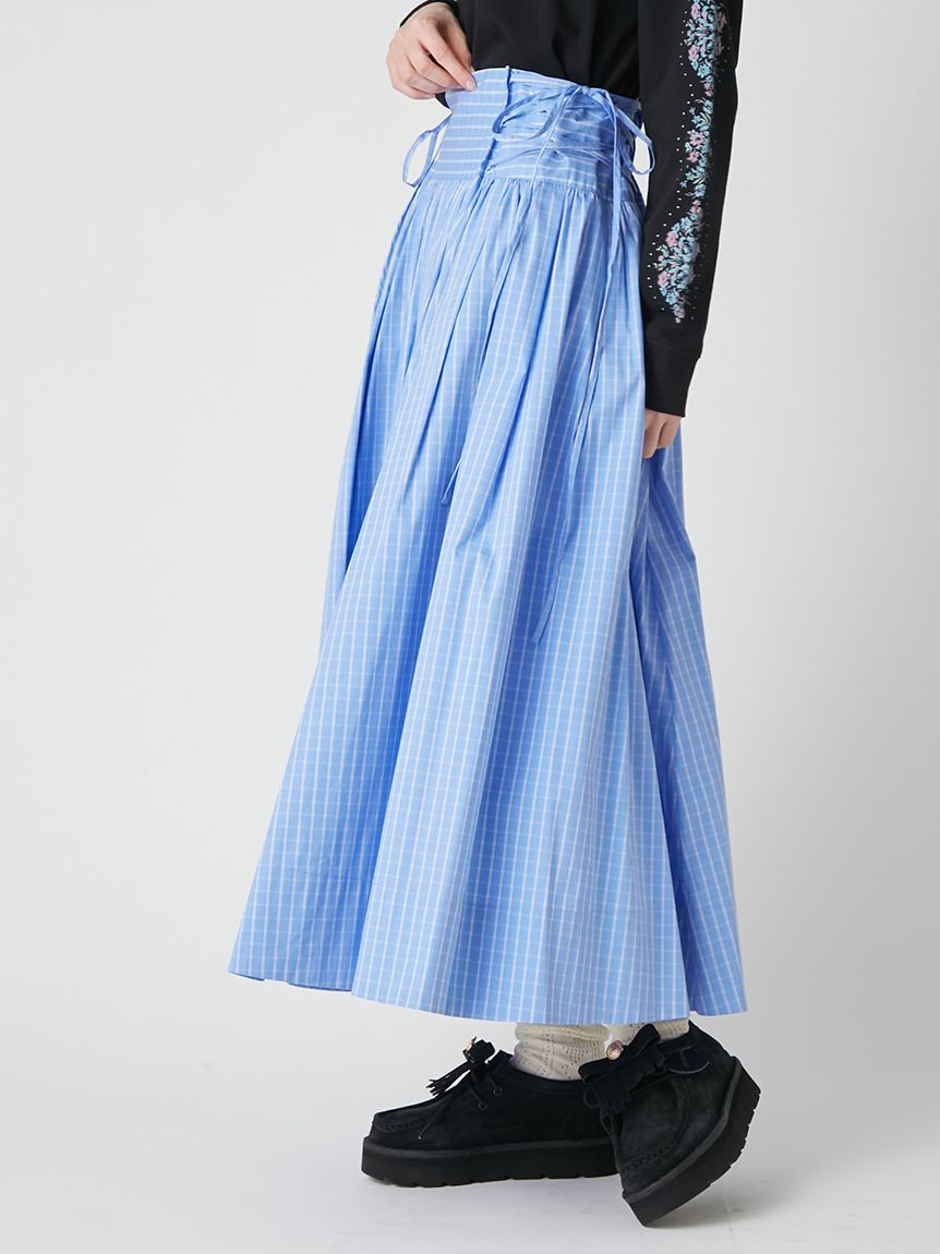 2wayボリュームシャツスカート(ロングスカート)｜スカート｜LILY