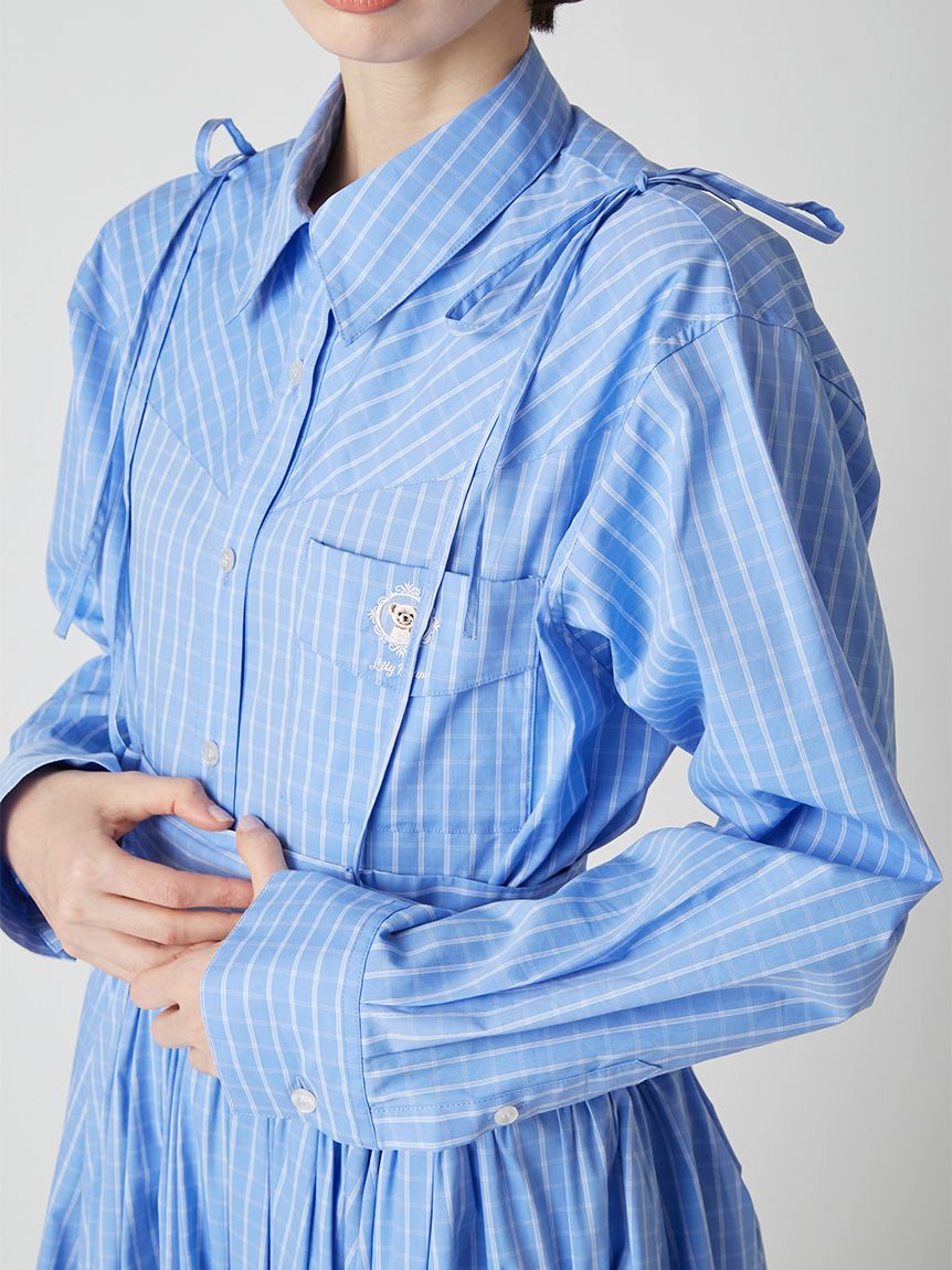 2wayボリュームシャツスカート(ロングスカート)｜スカート｜LILY