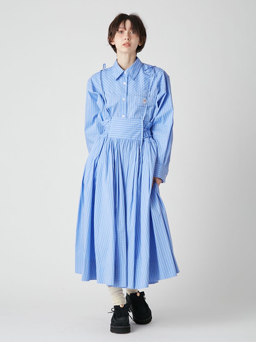 2wayボリュームシャツスカート(ロングスカート)｜スカート｜LILY