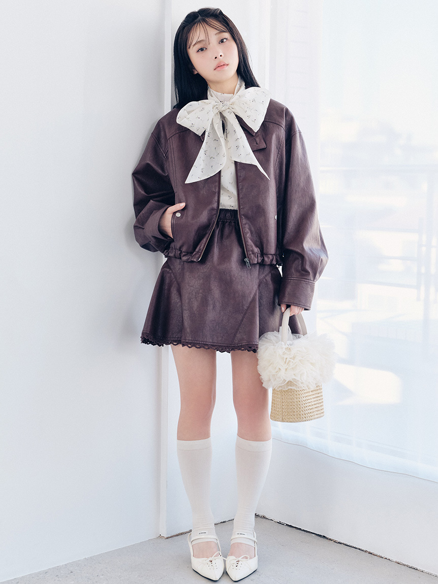 フレアミニスカート(セットアップアイテム)｜LILY BROWN（リリー