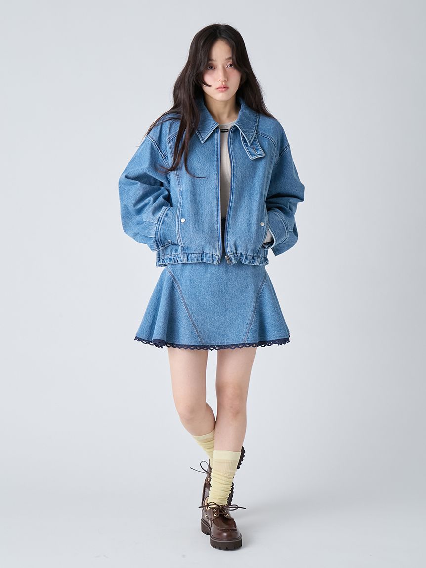 フレアミニスカート(セットアップアイテム)｜LILY BROWN（リリー