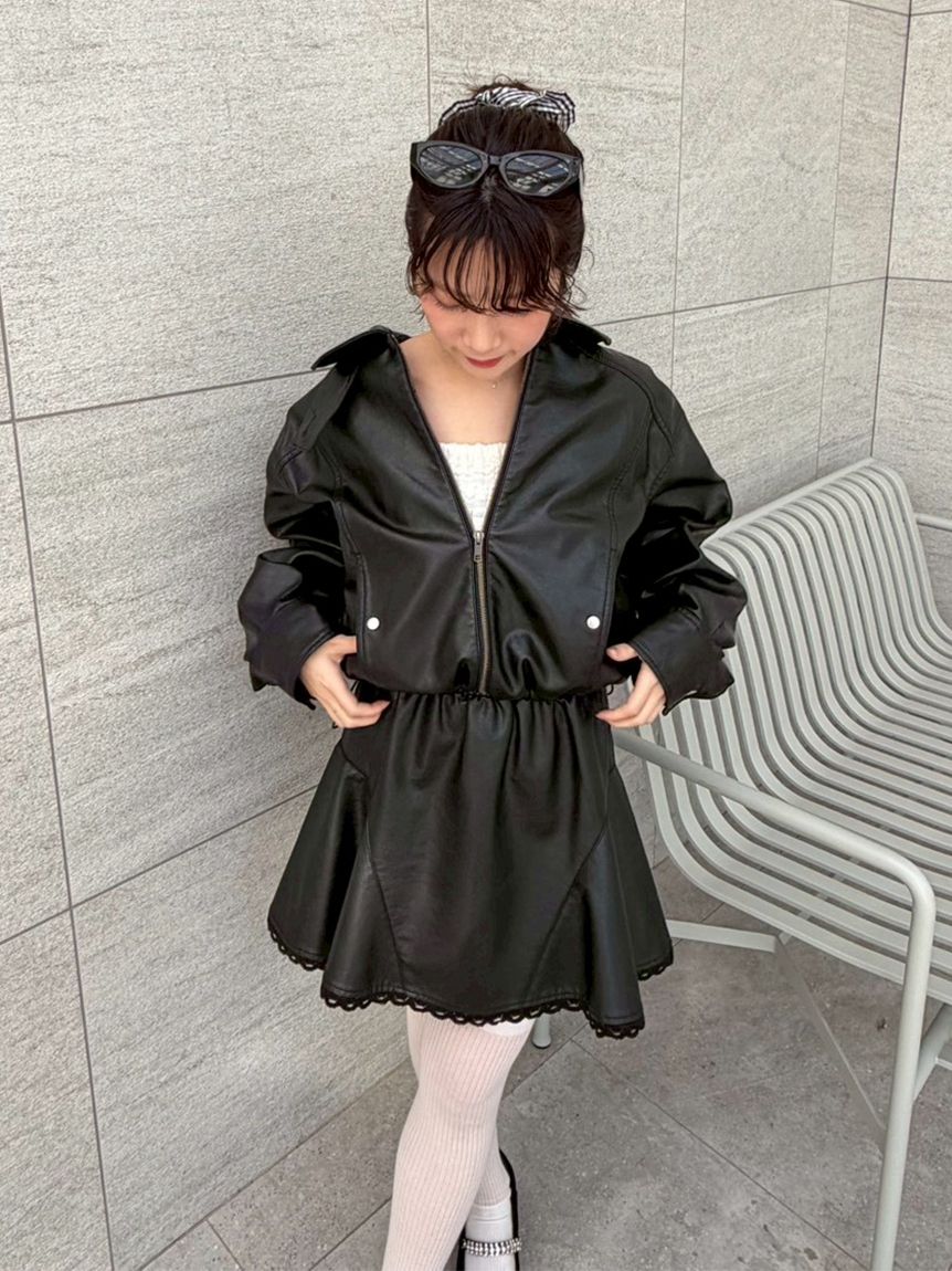 フレアミニスカート(セットアップアイテム)｜LILY BROWN（リリー