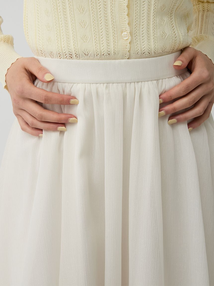 イレヘム光沢ティアードスカート(ロングスカート)｜SKIRT｜LILY BROWN