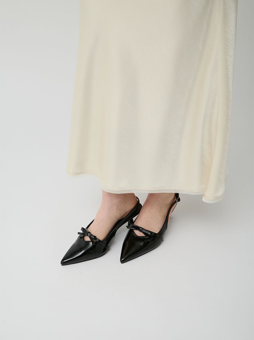 バイヤスサテンナローロングスカート(ロングスカート)｜SKIRT｜LILY