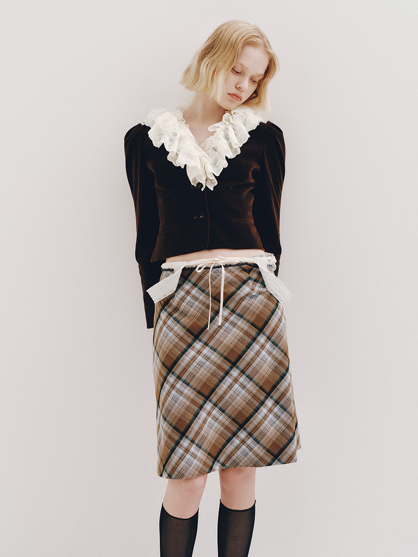 ニーレングスミディスカート(膝丈スカート)|SKIRT|LILY BROWN ニーレングスミディスカート(膝丈スカート)|SKIRT|LILY BROWN