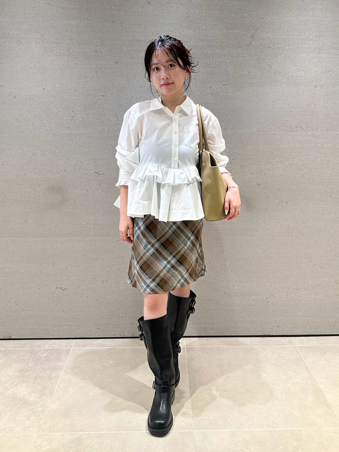 ニーレングスミディスカート(膝丈スカート)｜SKIRT｜LILY BROWN
