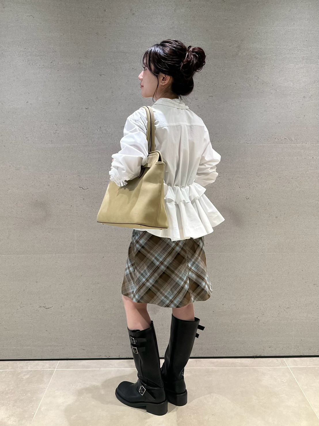 ニーレングスミディスカート(膝丈スカート)｜SKIRT｜LILY BROWN