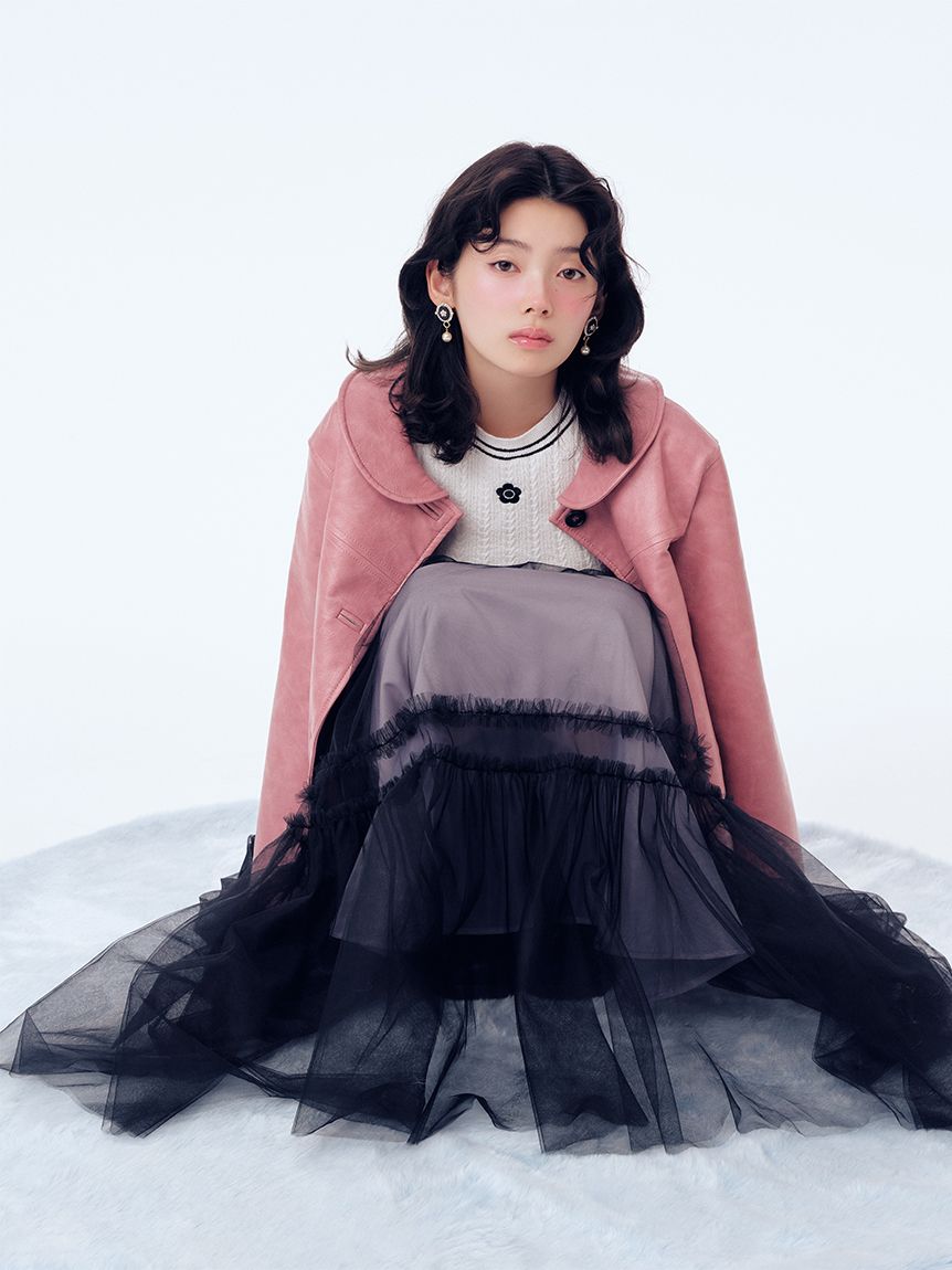 ボリュームチュールスカート(ロングスカート)｜SKIRT｜LILY BROWN