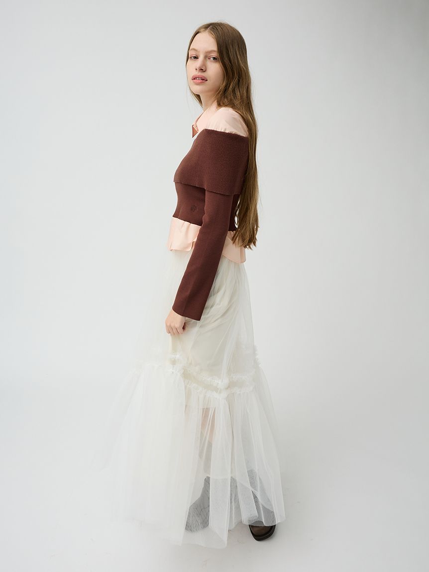 ボリュームチュールスカート(ロングスカート)｜SKIRT｜LILY BROWN