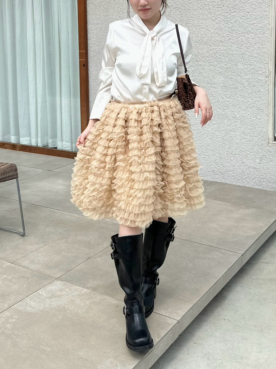 デコレーションミディチュール2wayスカート(膝丈スカート)｜SKIRT