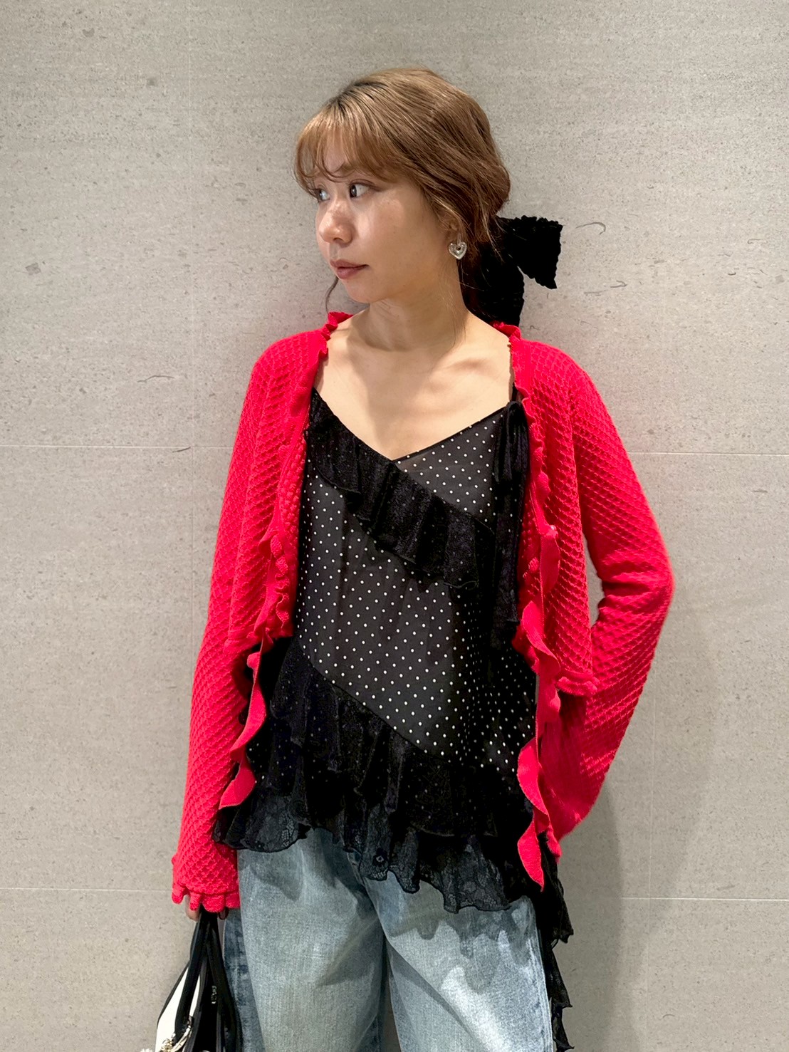 リリーブラウン レースフリルキャミトップス LILY BROWN｜レースフリルキャミトップス | Rakuten Fashion
