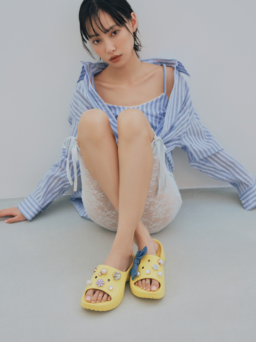 シアーシャツビスチェ(ビスチェ)｜トップス｜LILY BROWN（リリー
