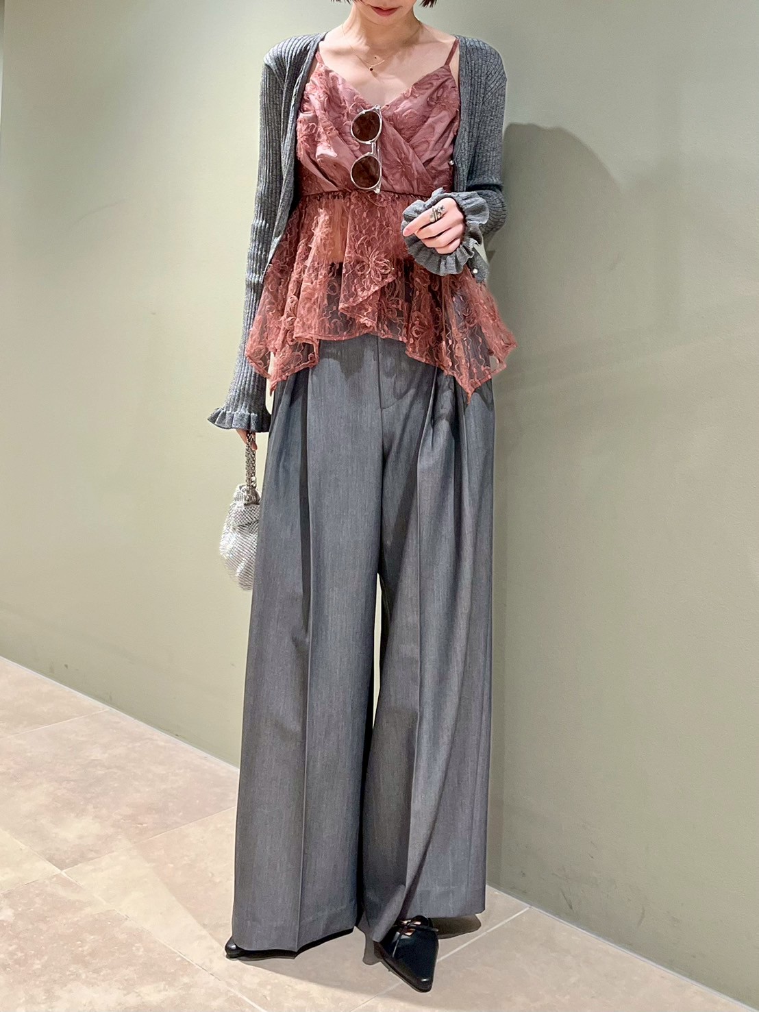 キャミソールブラウンとMORIスカートのブラウン ミニスカート - ライトブラウン | ZARA Japan / 日本