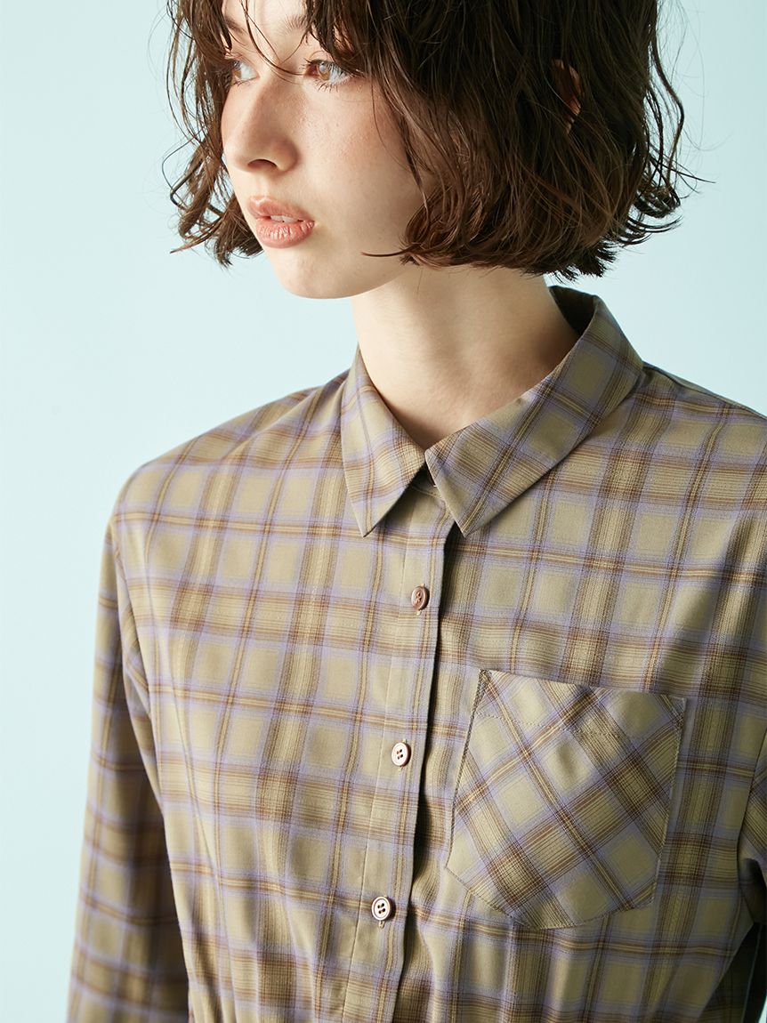 ホイップフリルヘムブラウス(シャツ・ブラウス)｜トップス｜LILY