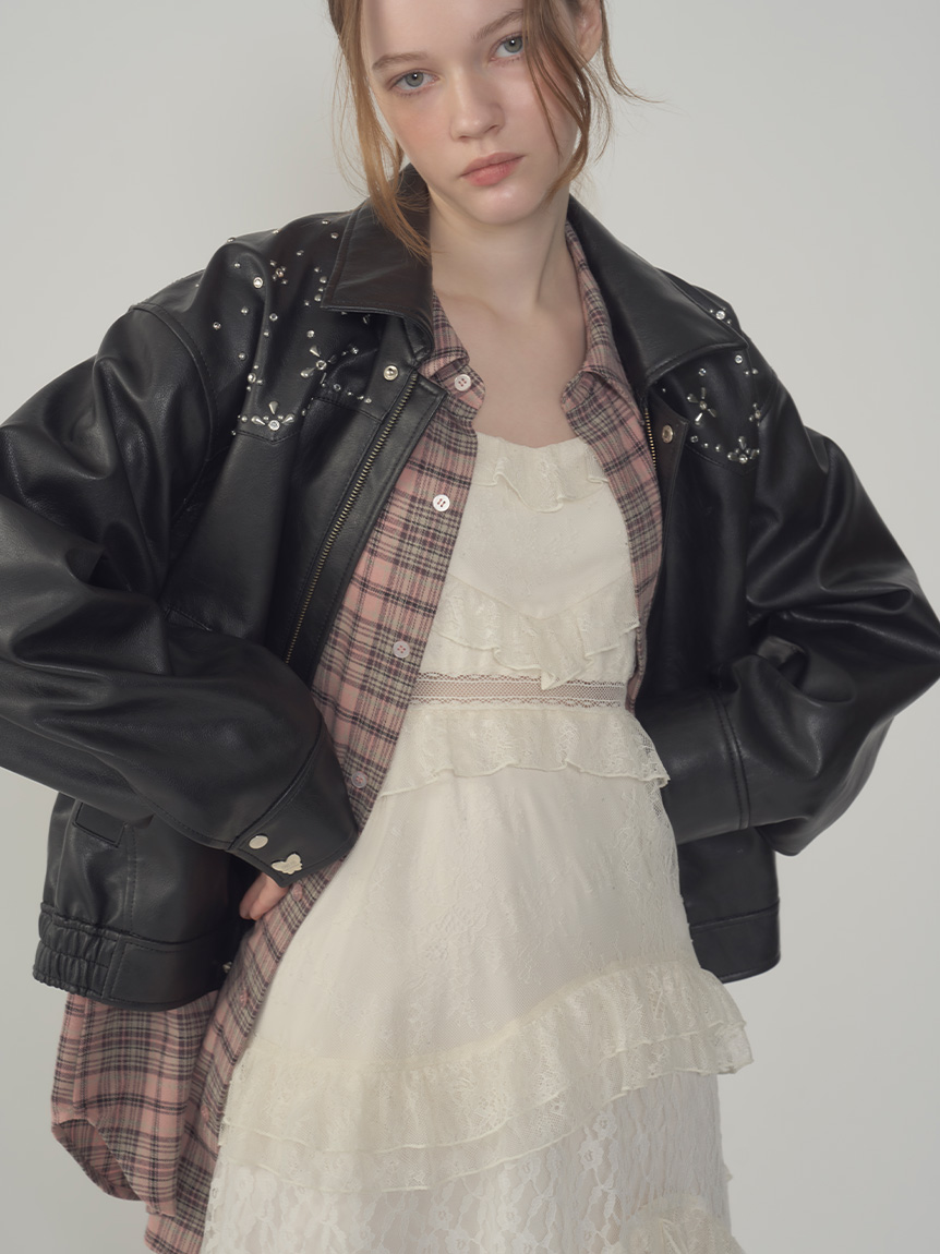 LILY BROWN ×ANNA SUI】オーバーネルチェックシャツ(シャツ・ブラウス