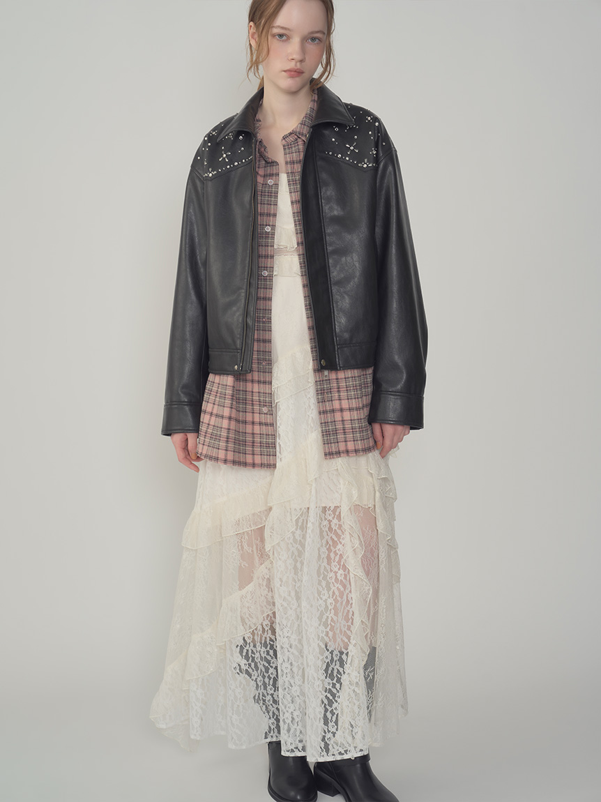 LILY BROWN ×ANNA SUI】オーバーネルチェックシャツ(シャツ・ブラウス