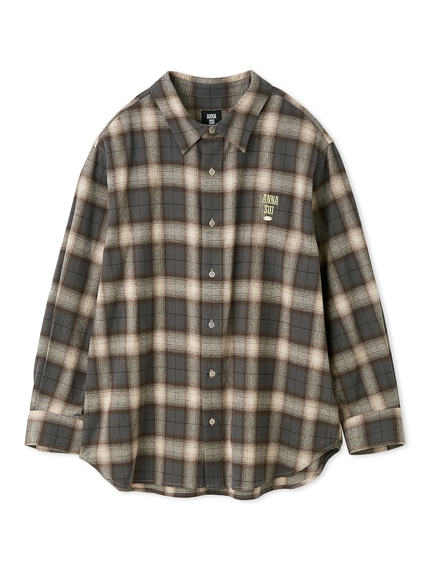 LILY BROWN ×ANNA SUI】オーバーネルチェックシャツ(シャツ・ブラウス
