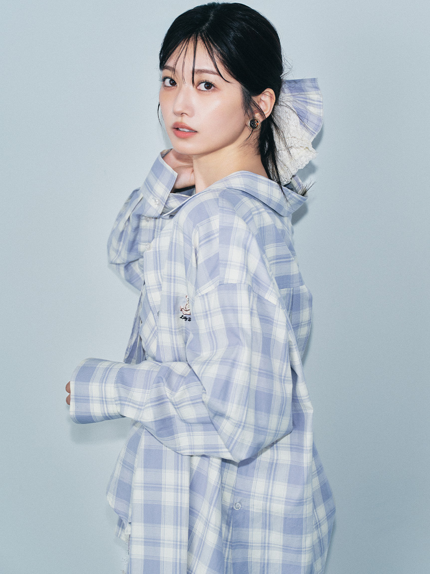 チェックシャツペプラムビスチェ(ビスチェ)｜トップス｜LILY BROWN