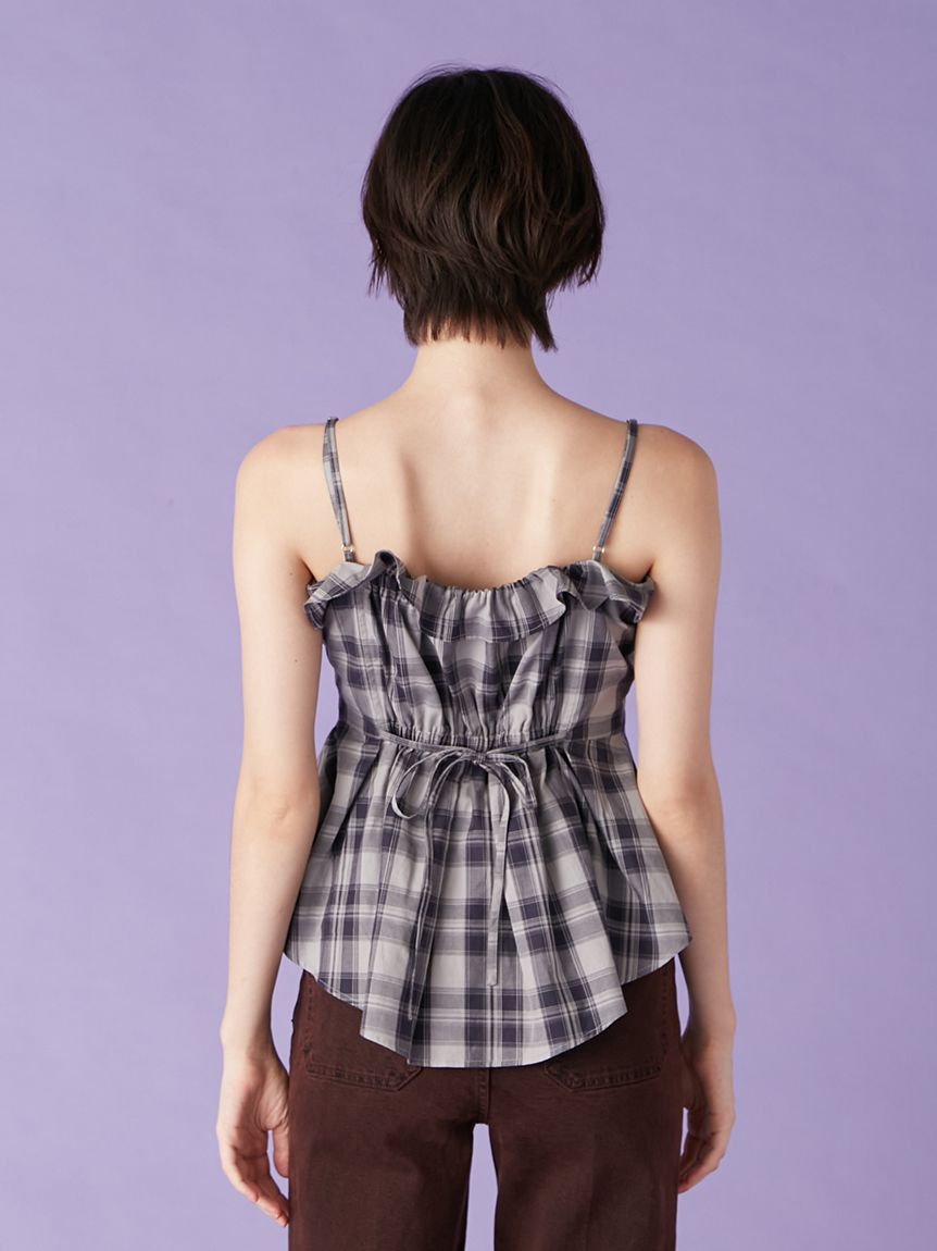 チェックシャツペプラムビスチェ(ビスチェ)｜トップス｜LILY BROWN