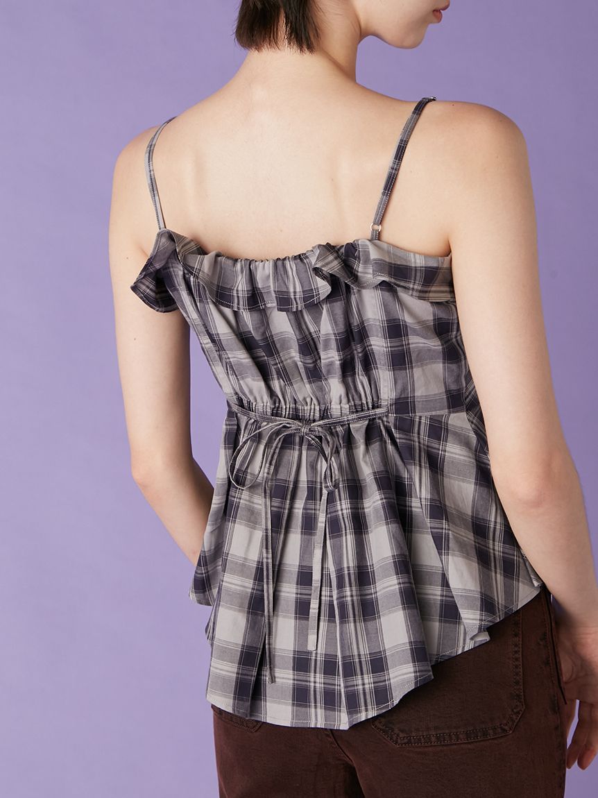 チェックシャツペプラムビスチェ(ビスチェ)｜トップス｜LILY BROWN
