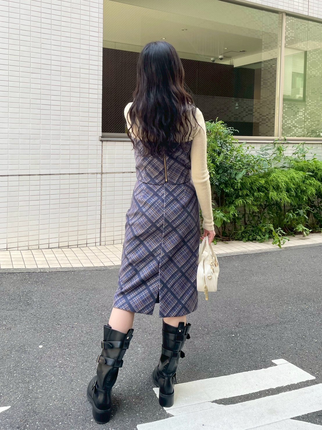 ウーリーチェックプリントビスチェ(ビスチェ)｜トップス｜LILY BROWN